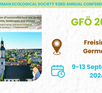 SpongeBoost is at the 53rd Annual Conference of the German Ecological Society (GfÖ)