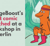 SpongeBoost’s first comic launched at a workshop in Berlin