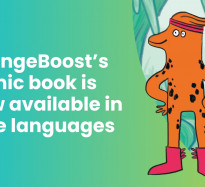 SpongeBoost’s comic book is now available in nine languages