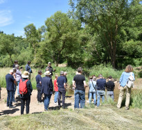 A field trip to the Diemel River restoration: Celebrating the “SpongeBooster of the Year”