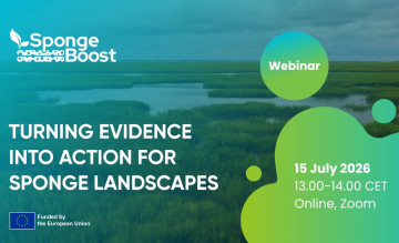 Upcoming SpongeBoost webinar: Turning evidence into action for sponge landscapes