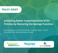 New policy brief outlines how EU policies can better support sponge restoration